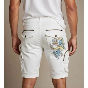 Rare Vintage Mania White Men’s Shorts Read Description